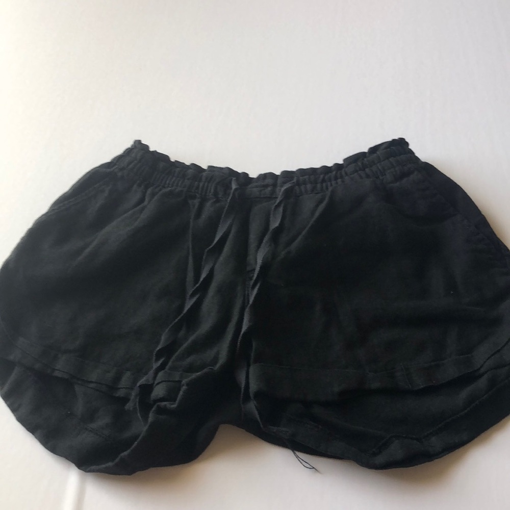 black shorts; old navy